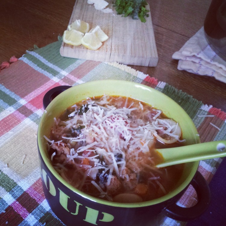 Summer Italian Sausage Soup 2