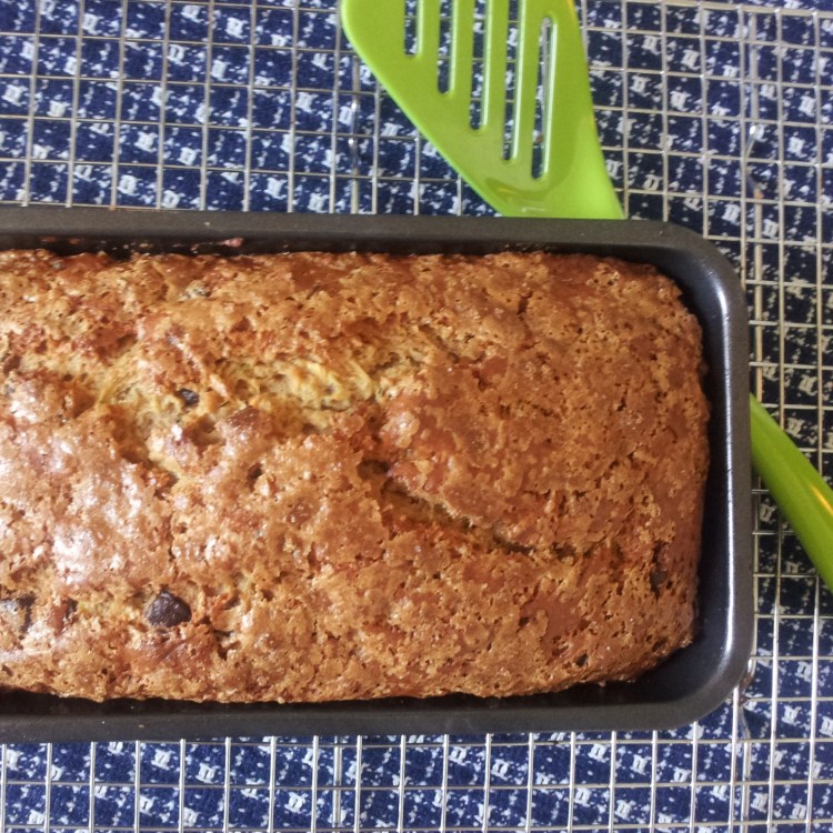 Zucchini Banana Chocolate Chip Bread