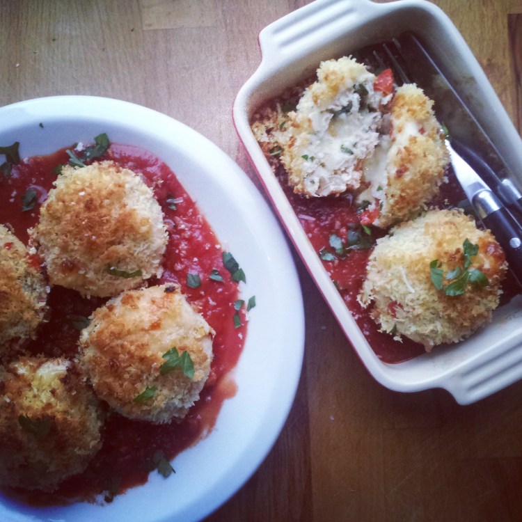 Chicken Parmesan Meatloaf Muffins3