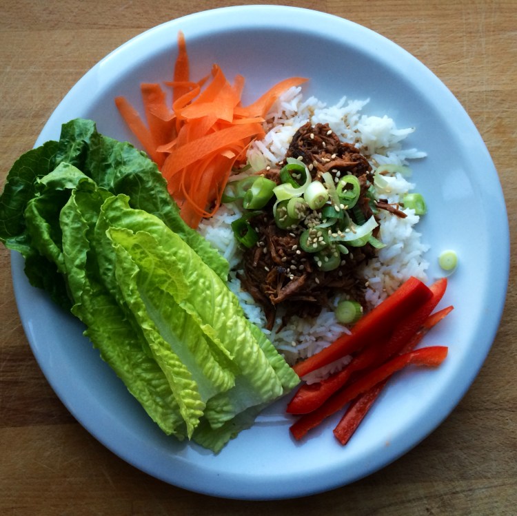 Crock Pot Korean Beef Lettuce Wraps