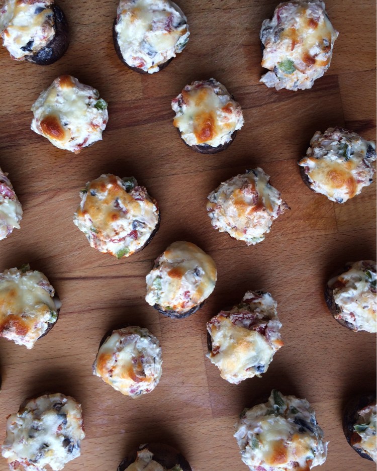 Pizza Stuffed Mushrooms