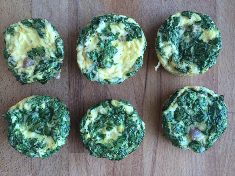 Mini Frittatas with Spinach, Sausage, and Gruyere 