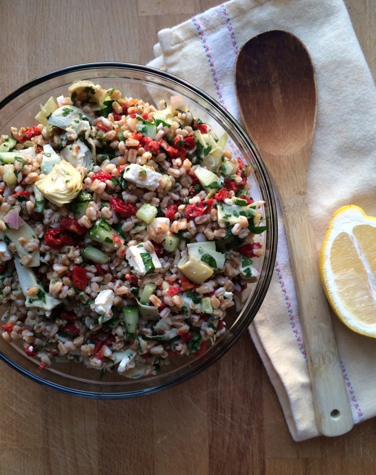 Mediterranean Farro Salad