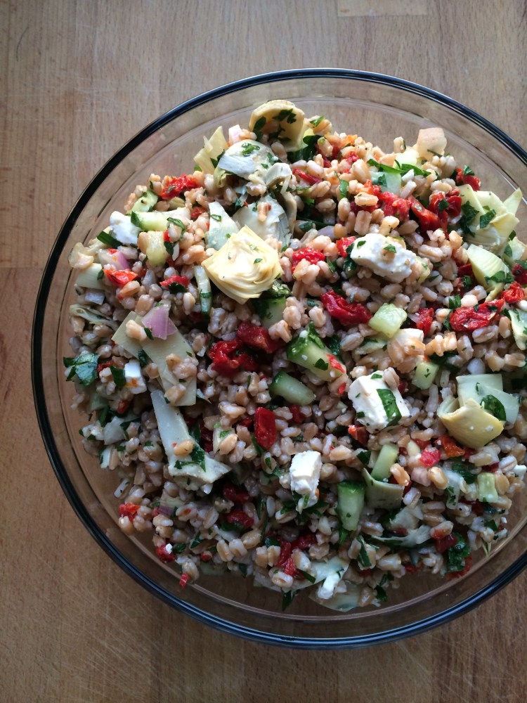 Mediterranean Farro Salad