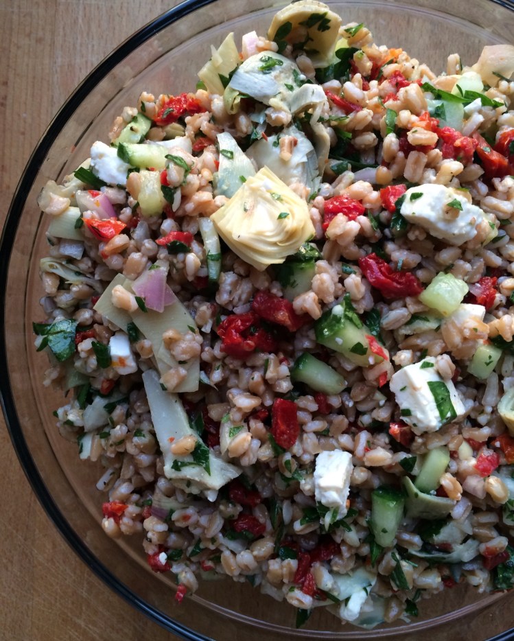 Mediterranean Farro Salad