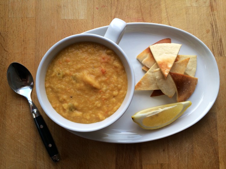 Crushed Lentil Soup
