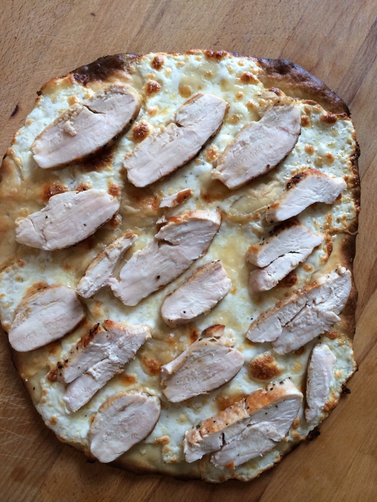 Chicken Caesar Salad Flatbread
