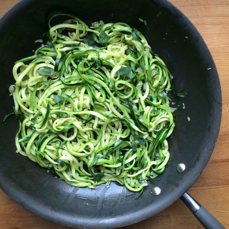 Spinach and Ricotta Turkey Meatloaf with Zucchini Noodles (Zoodles)