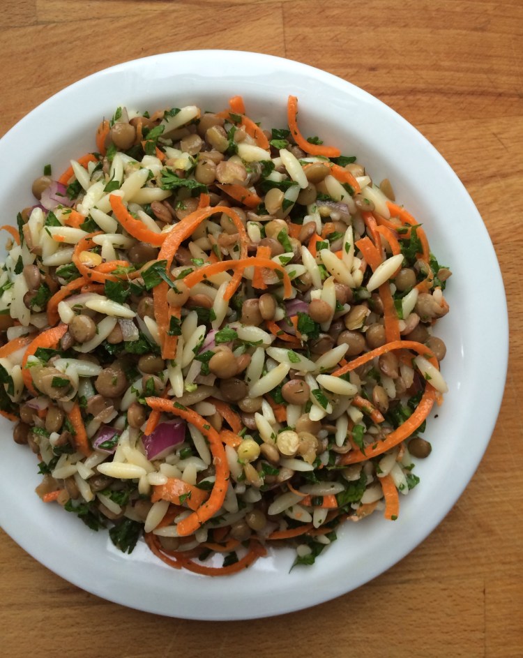 Lentil and Orzo Salad
