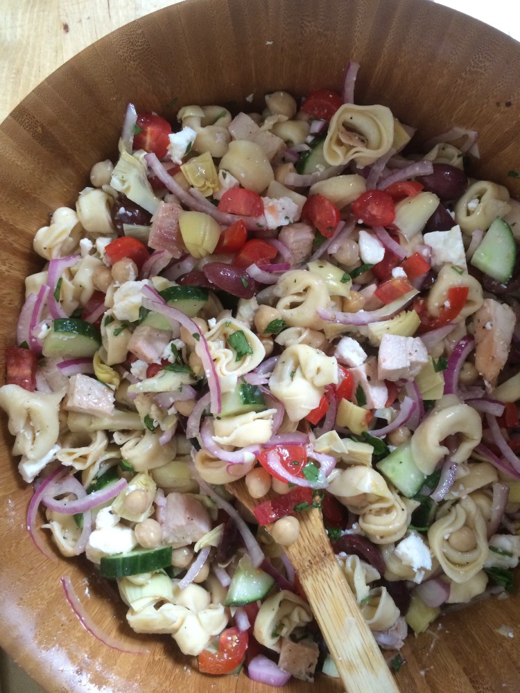 Greek Tortellini Pasta Salad2