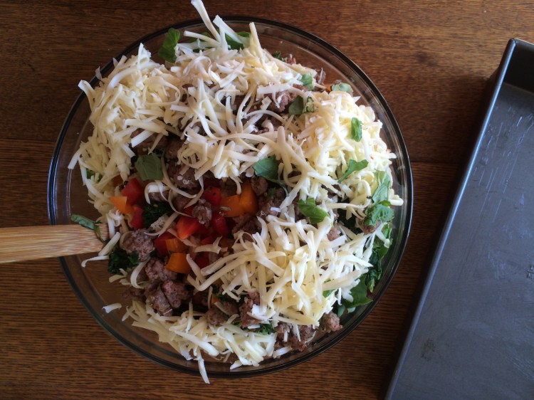 Sausage and Veggie Breakfast Strata