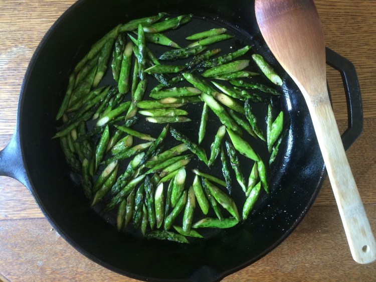 Asparagus, Egg and Bacon Salad with Dijon Vinaigrette1