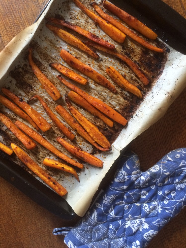 maple and harissa carrots 6