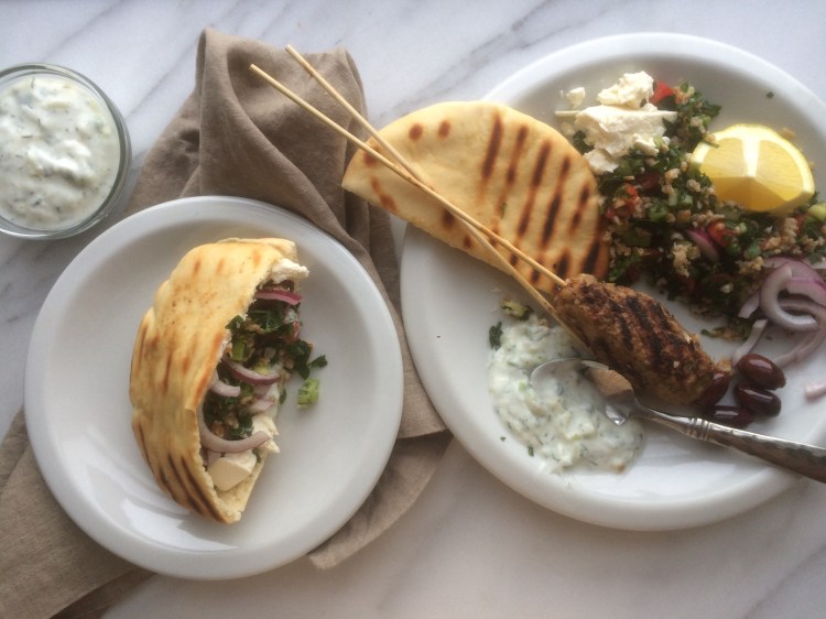 Lebanese Lamb Kafta Kebabs and Tabbouleh Salad1 (2)