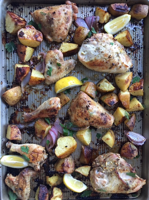 Greek lemon Chicken and Potatoes